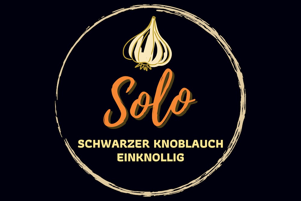 Solo - Schwarzer Knoblauch einknollig